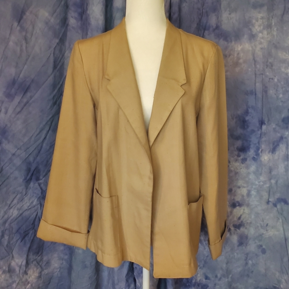 Vintage Linen Blazer